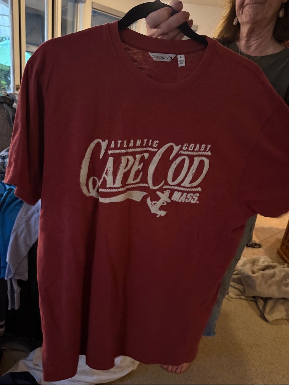 Camp David Cape Cod Graphic Tee - Brick Red